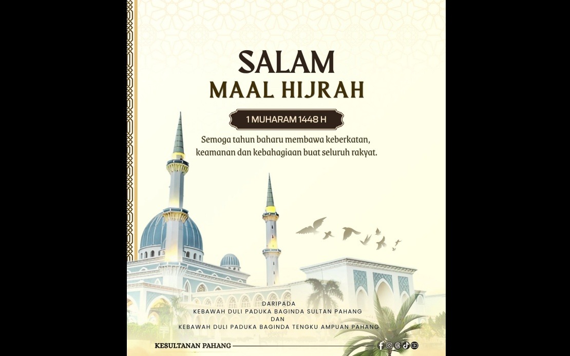 Pahang's Royal Leadership Marks Islamic New Year with Message of Renewal and Unity