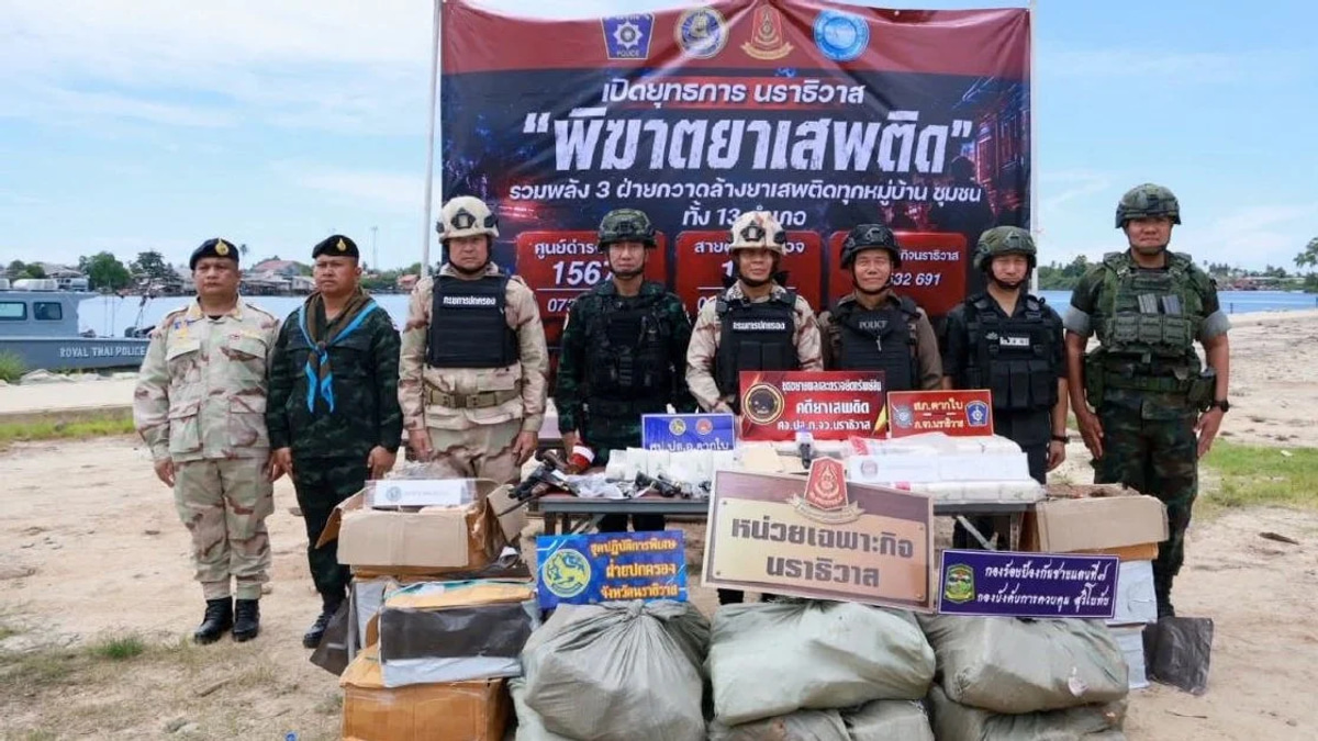 Thai police dismantle major drug network, seize RM1.2mil in contraband during crackdown