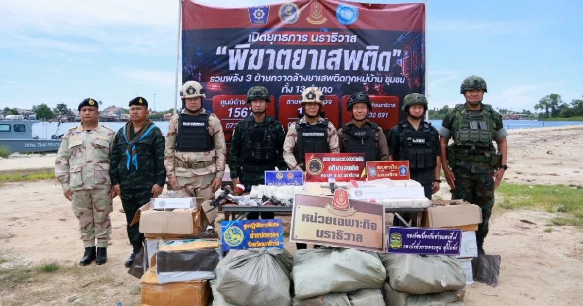 Thai police dismantle major drug network, seize RM1.2mil in contraband during crackdown
