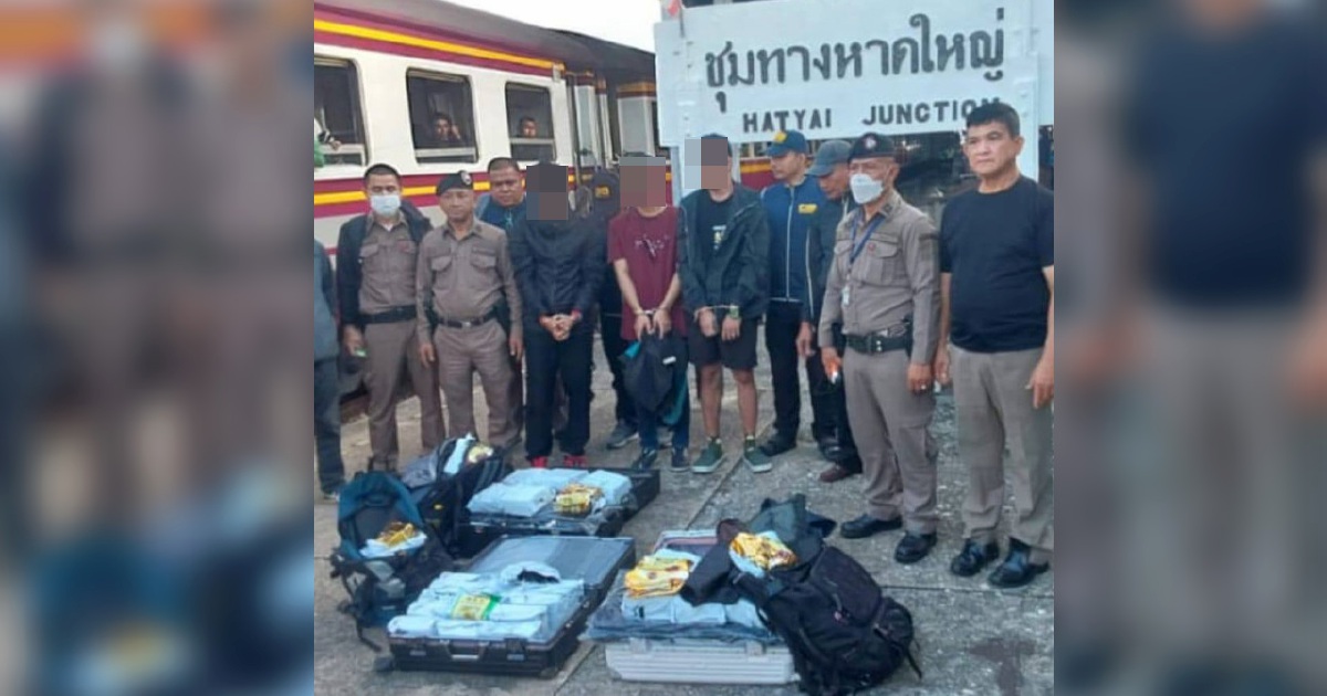 Three Malaysians arrested in Thailand with RM4.3m syabu haul; suspected drug mules