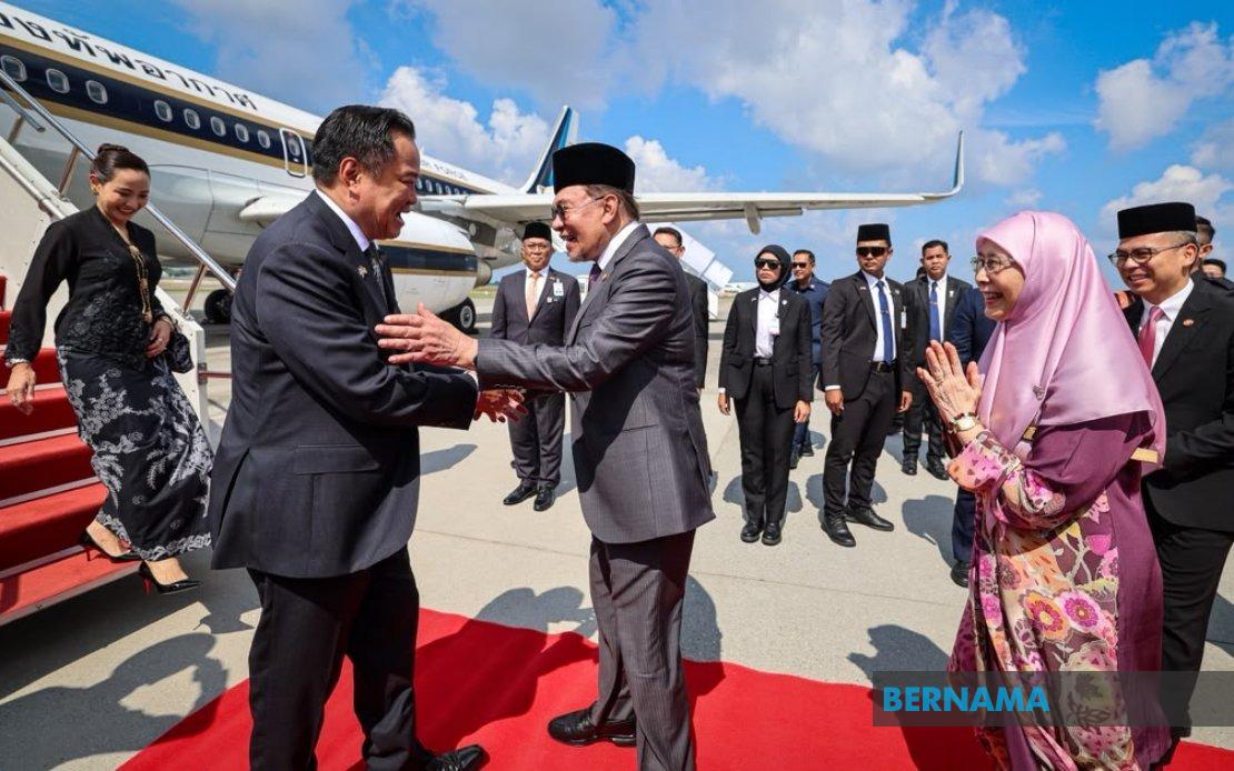 Thailand's PM Anutin Begins Two-Day Official Visit to Malaysia