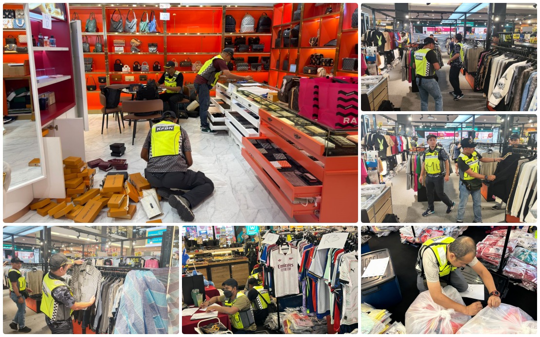 KPDN Seizes RM600,000 in Counterfeit Goods Across Johor Bahru Locations
