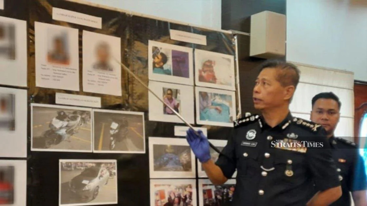 Six men arrested over parang attack at Jelutong temple that left two badly hurt