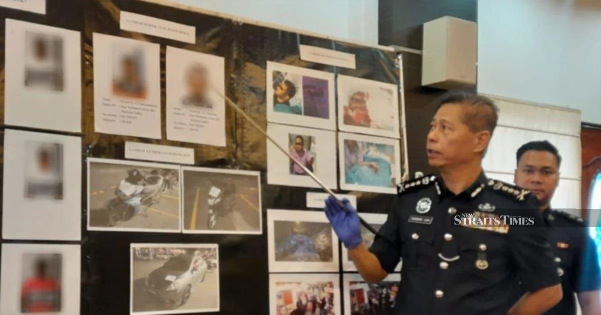 Six men arrested over parang attack at Jelutong temple that left two badly hurt