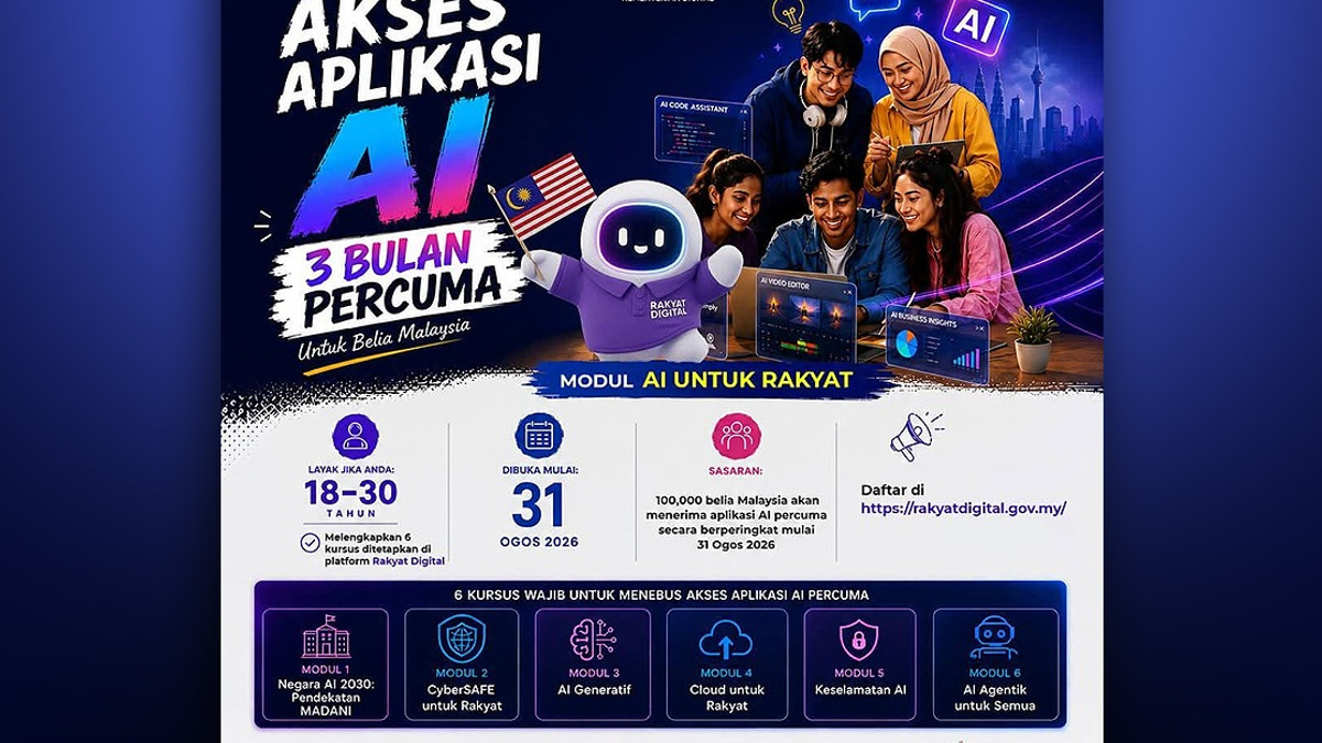Malaysia Launches AI for the People Programme to Equip 100,000 Young Adults with Digital Skills