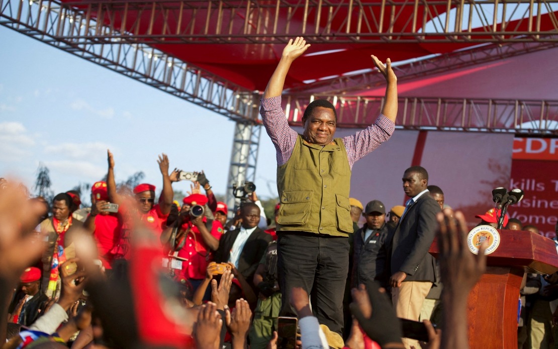 Zambian President Hichilema Moves Toward Second-Term Victory with Commanding Lead