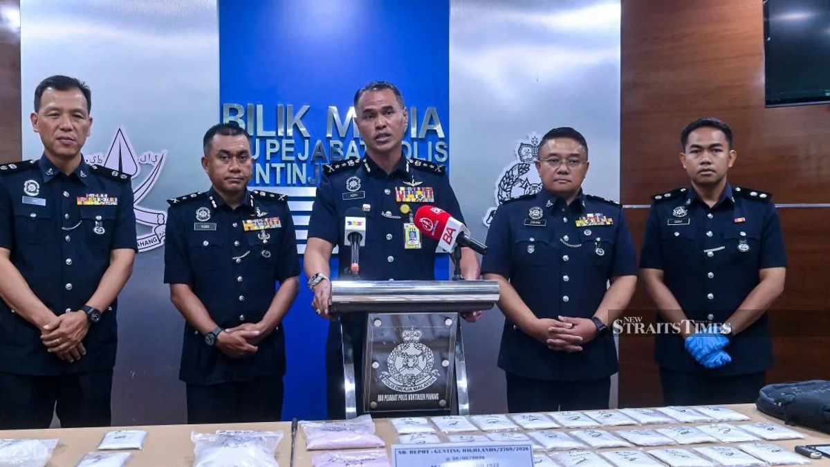 Pahang Launches Intensive Three-Day Crackdown, Netting 333 Suspects and RM500,000 in Drug Seizures