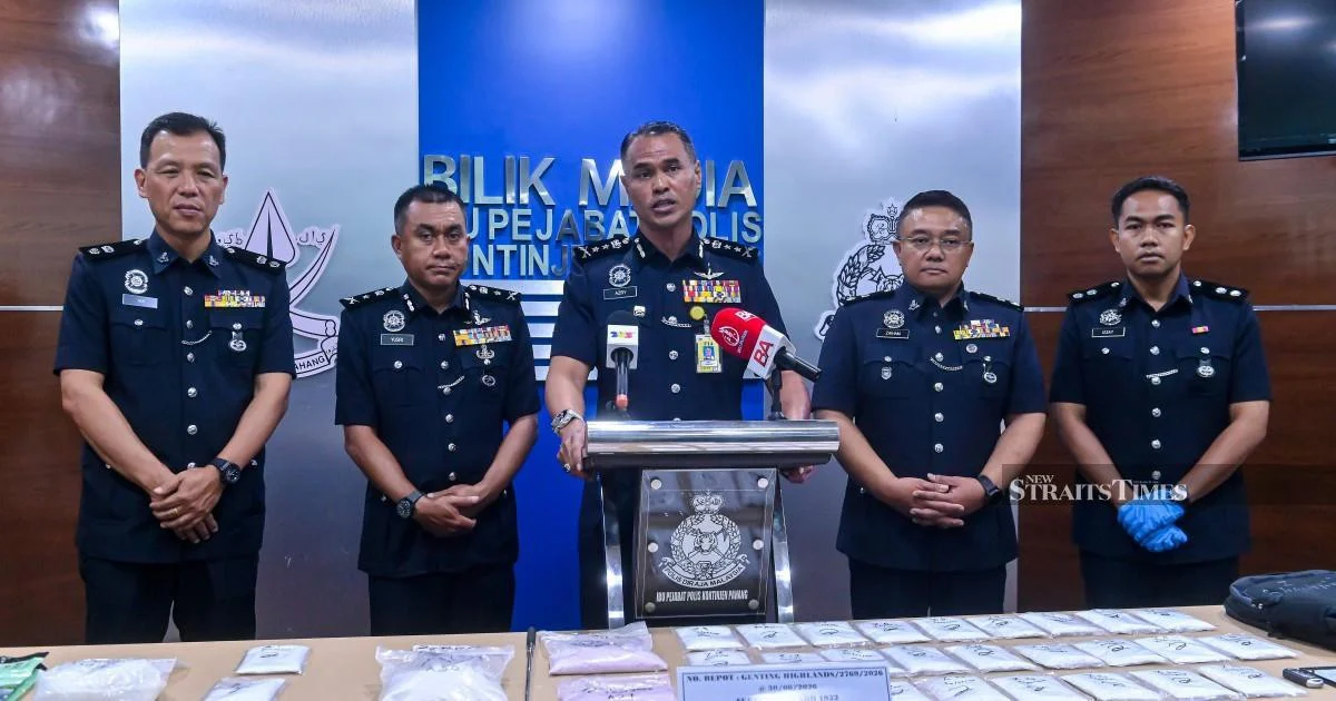 Pahang Launches Intensive Three-Day Crackdown, Netting 333 Suspects and RM500,000 in Drug Seizures