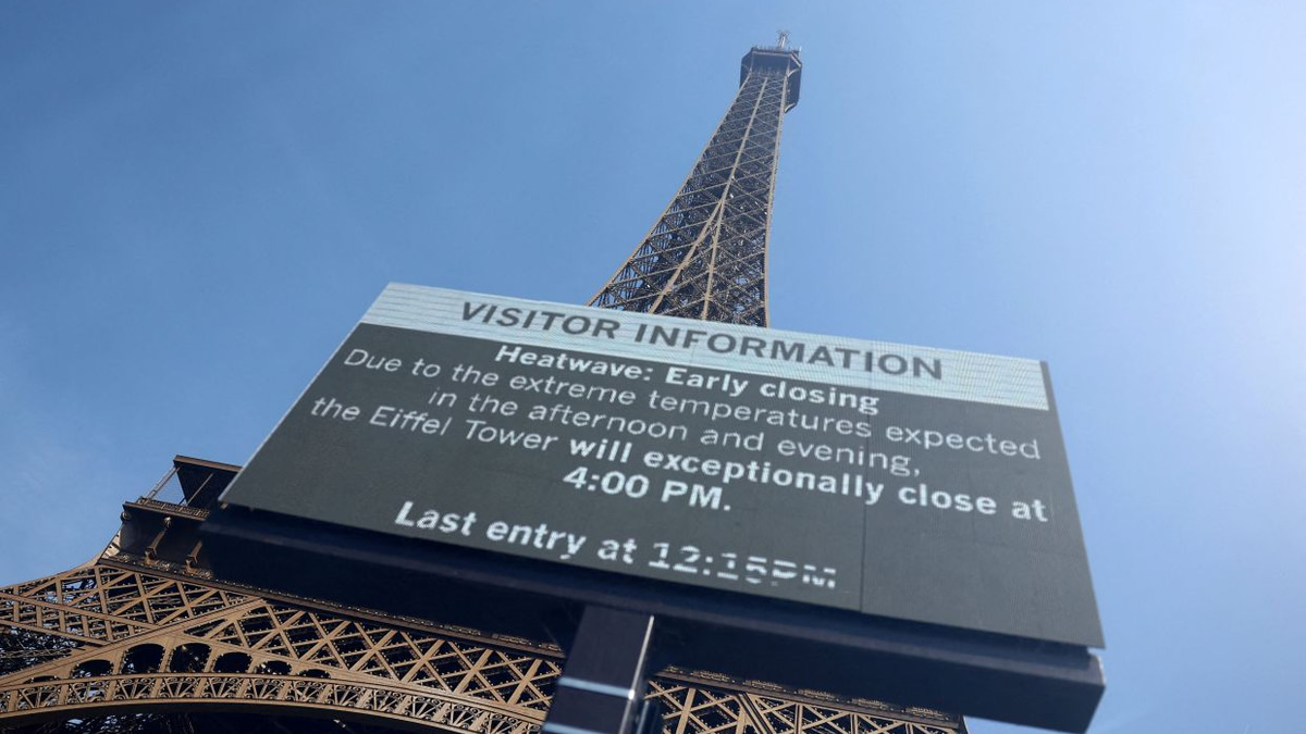 Paris heatwave forces iconic attractions to close early, disrupting holidays for thousands of tourists