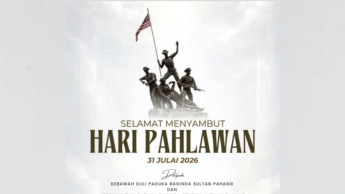 Pahang's Royal Couple Honour Security Forces On Warriors Day