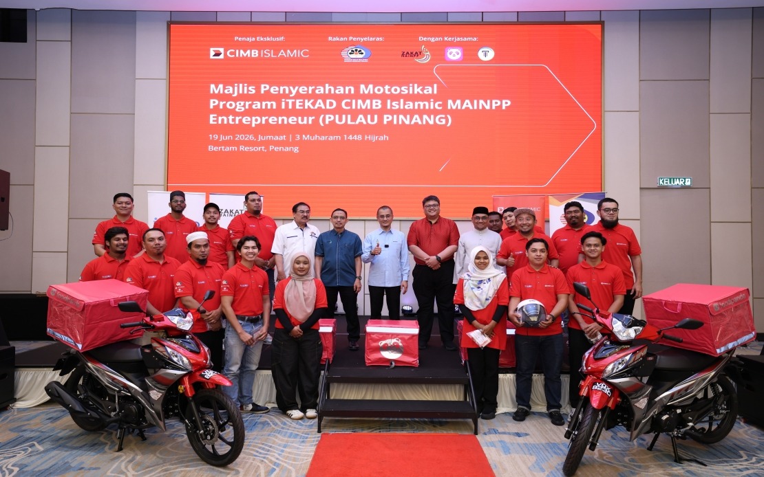 CIMB Islamic and Penang Islamic Council Empower 20 Entrepreneurs with Motorcycles