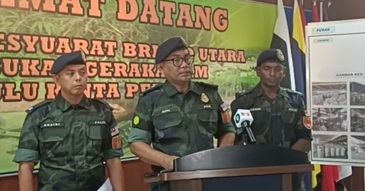 GOF Nets 30 Suspects, RM31.7 Million in Illegal Mining Haul Across Perak and Kedah