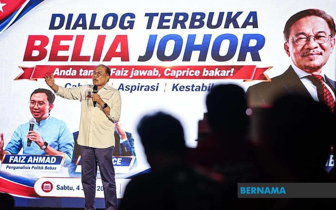 Johor's Growth Must Serve Rural Areas and Urban Poor, Says Anwar