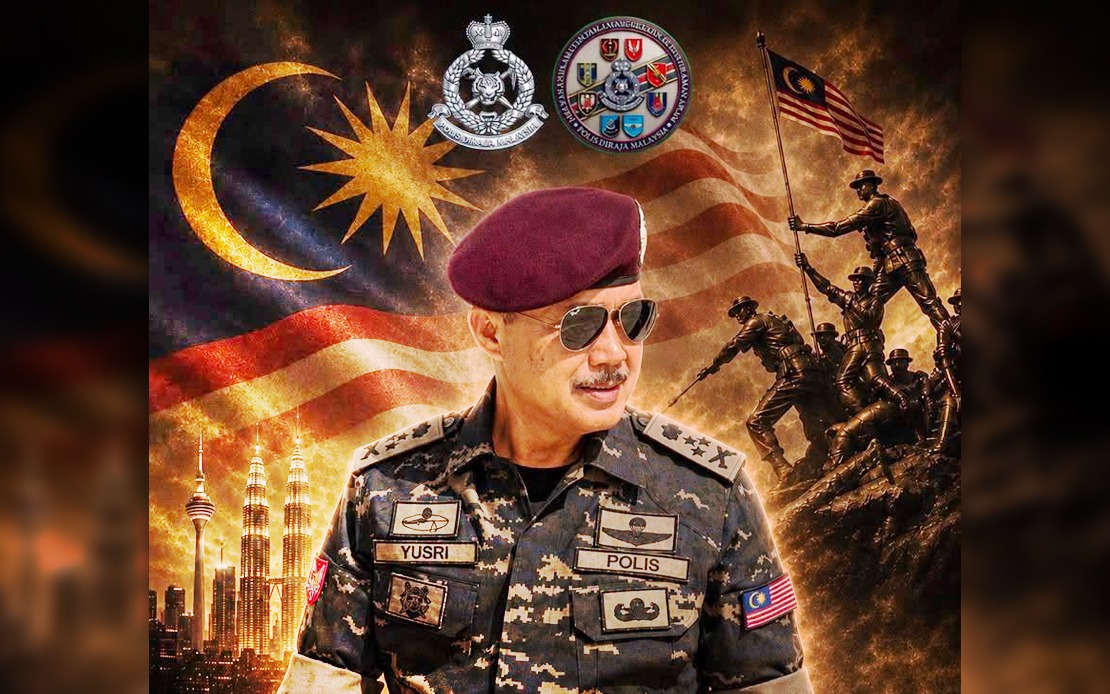 KDNKA Chief Swaps Motorcycle for Horseback to Lead Police Contingent at National Day Parade