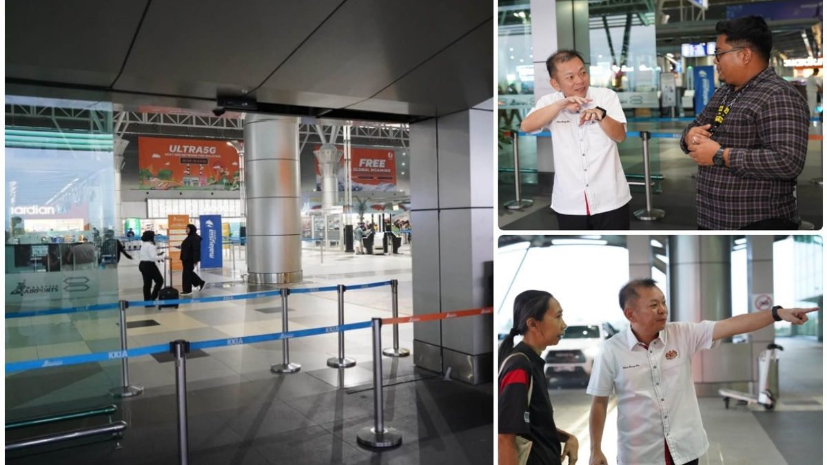 Woman Injured After SUV Crashes Into KKIA Departure Hall Glass Doors