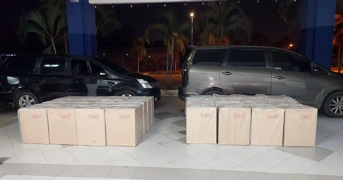 Man Held After High-Speed Pursuit Yields RM813,000 Haul of Illicit Cigarettes