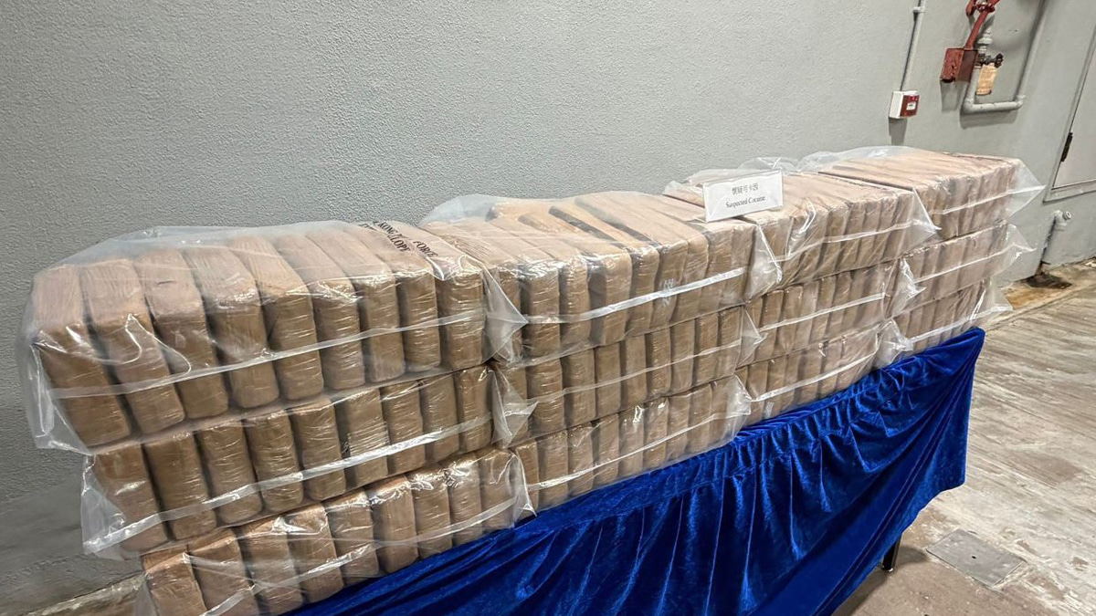 Hong Kong seizes 361kg of cocaine in major trafficking bust; yacht raids expose regional drug networks