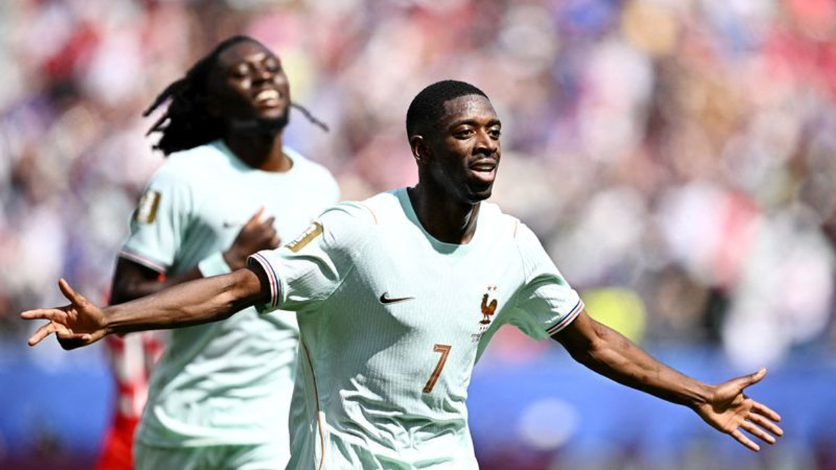 Dembele's hat-trick sends France through with dominant 4-1 win over Norway