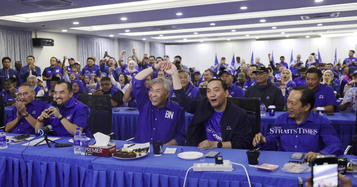 Barisan Nasional Surges Past Simple Majority in Johor Election, Leading in 40 Seats