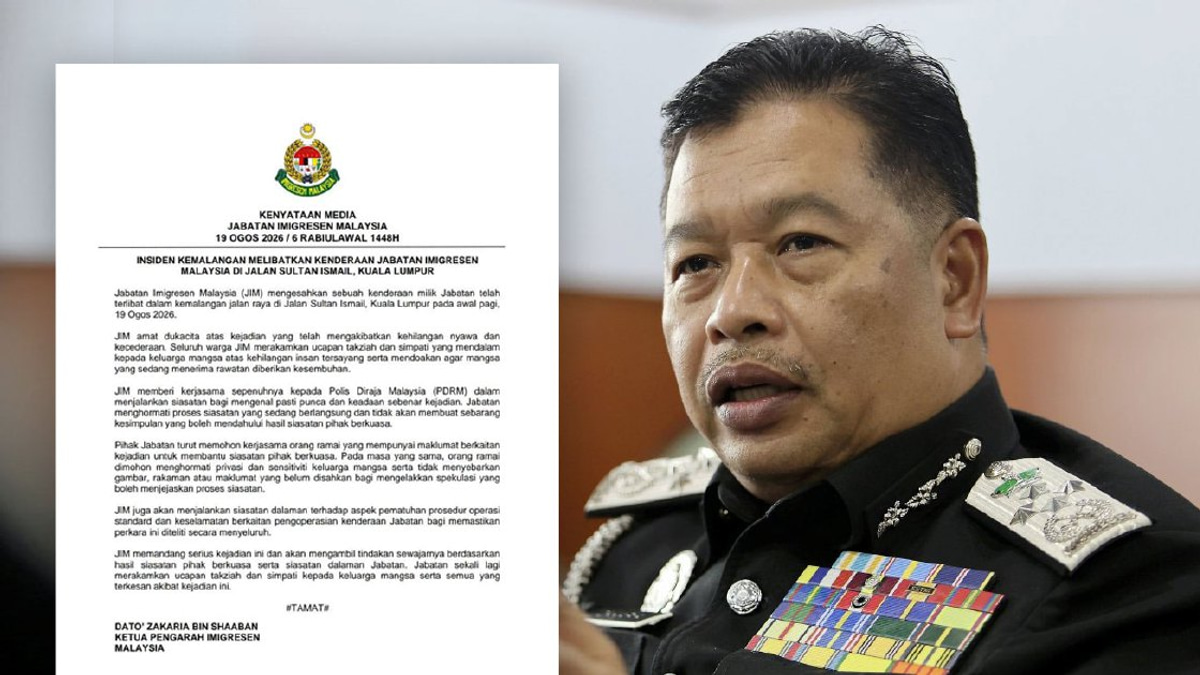 Immigration Department launches internal probe after fatal Jalan Sultan Ismail crash