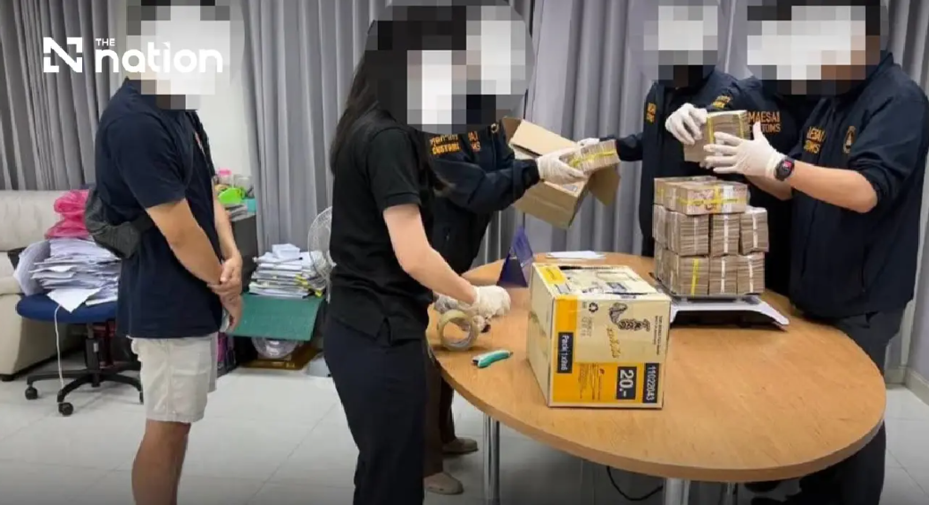 Thai Customs Seizes B23 Million in Cash Hidden in Snack Boxes at Myanmar Border