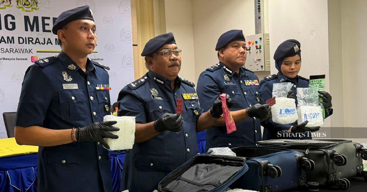 Sarawak Customs Intercepts RM1.32 Million Drug Haul at Kuching Airport
