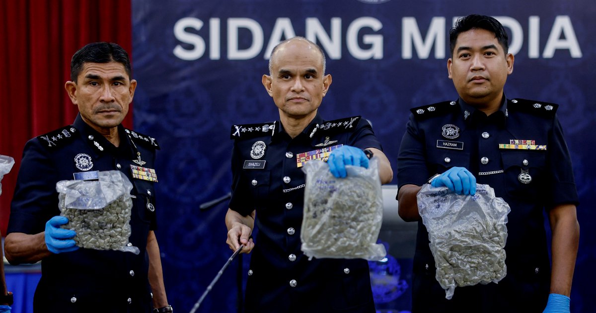 Police Intercept RM19.8 Million Cannabis Shipment at KLIA; Seven Arrested